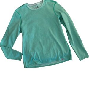 Patagonia Mint Green layering Long Sleeve Top